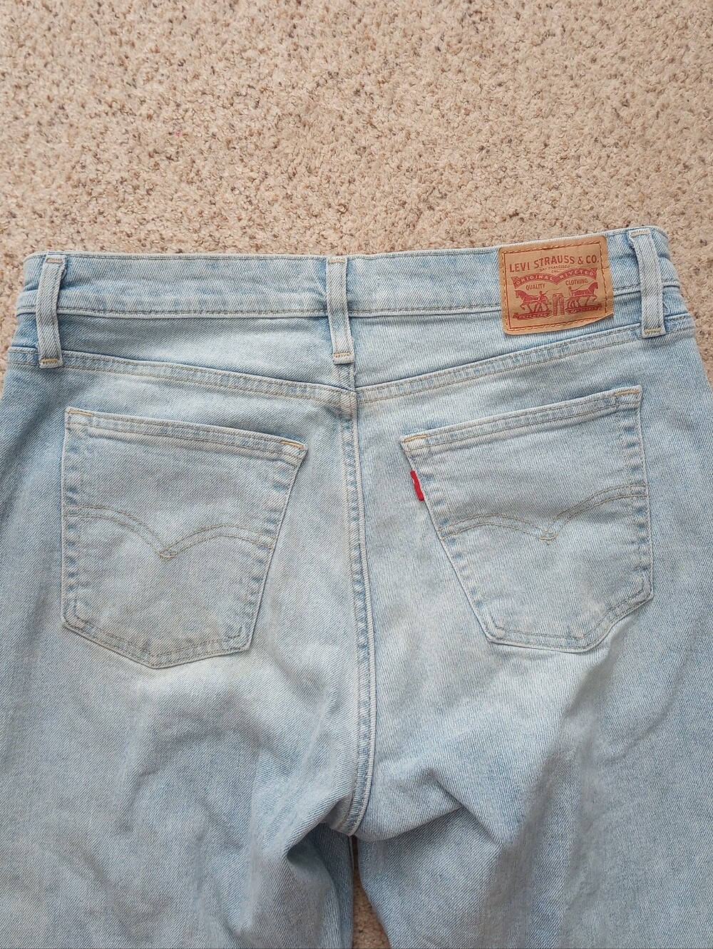 Levi's 725 Kick Bootcut Light Wash Jeans 31 - Picture 2 of 12